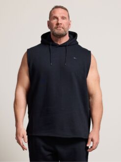 BadRhino Big & Tall Blue Sleeveless Hoodie